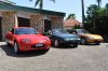 Neil Sivyer's stable of miatae - Brisbane